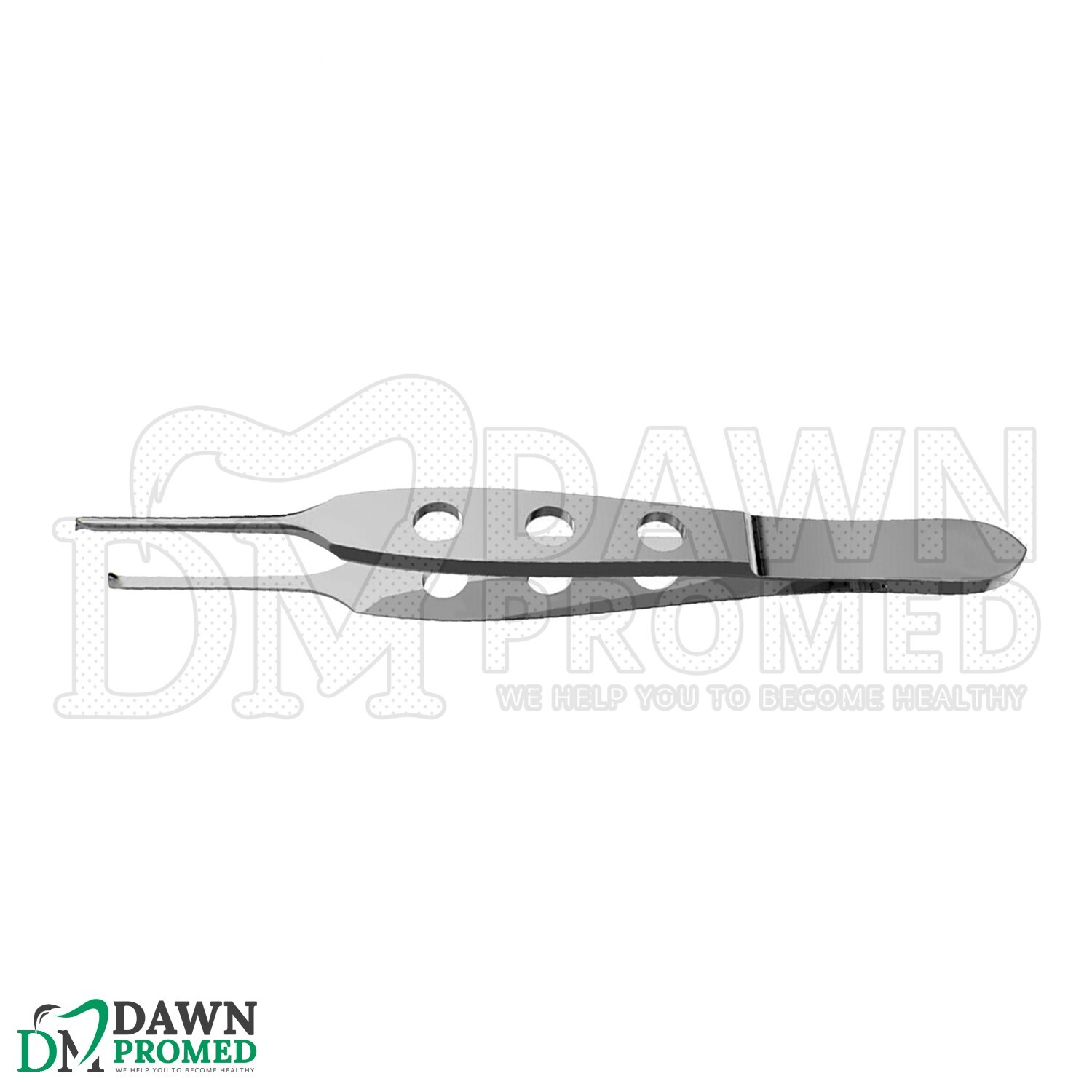 Bishop Harmon Micro Tissue Forceps 1x2 Teeth 0.3mm Delicate 3.5" Eye Instrument