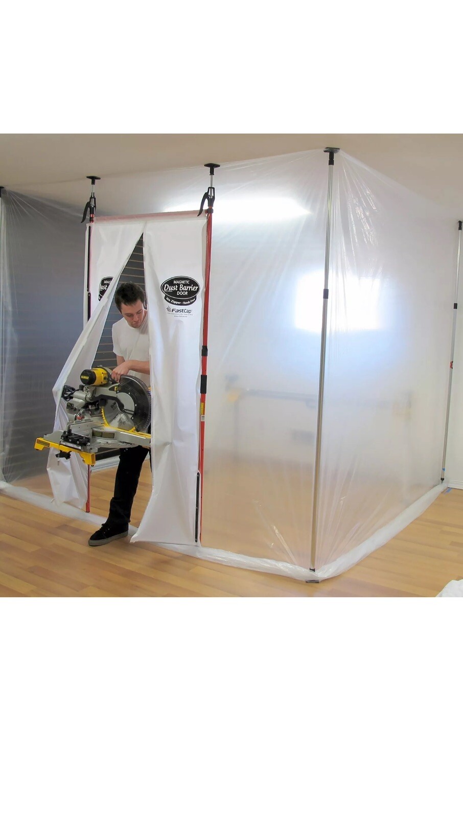FastCap 3rd Hand 38-1/2" Magentic Dust Barrier Door