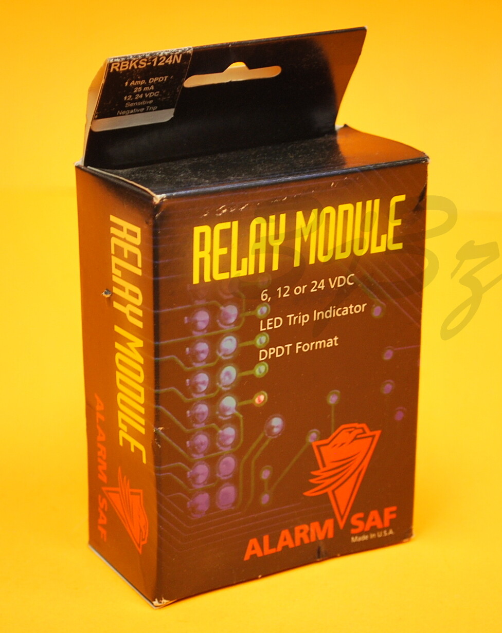 ALARM SAF RBKS-124N Low Power Relay Module Neg Trip Terminal
