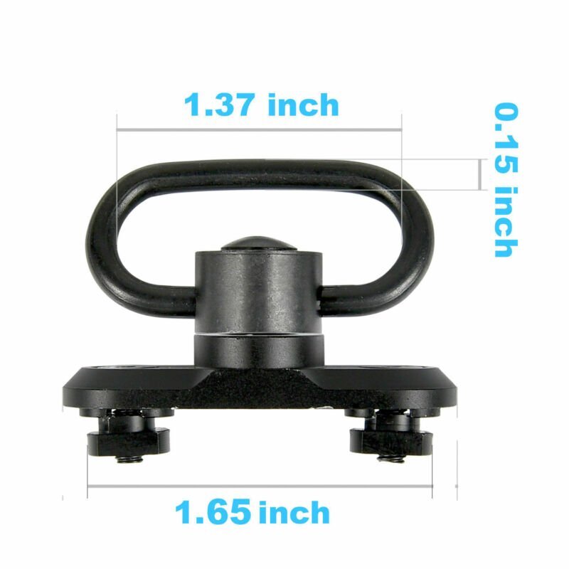 2PCS M-LOK MLOK Quick Release Sling Mount Push Button QD Sling Swivel Adaptor