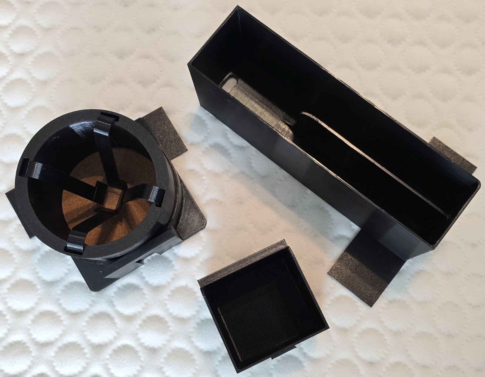 Airplane Center Console Custom Organizer Cup Holder - Modular - 3D Printed PETG