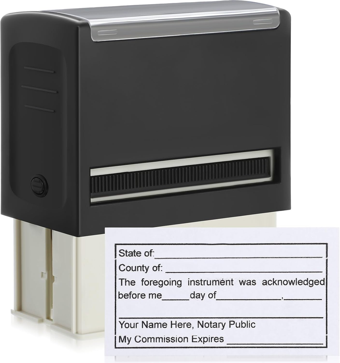 Sinload Notary Stamp - Self Inking Notary Public Stamp for Sworn & Subscribed Ac