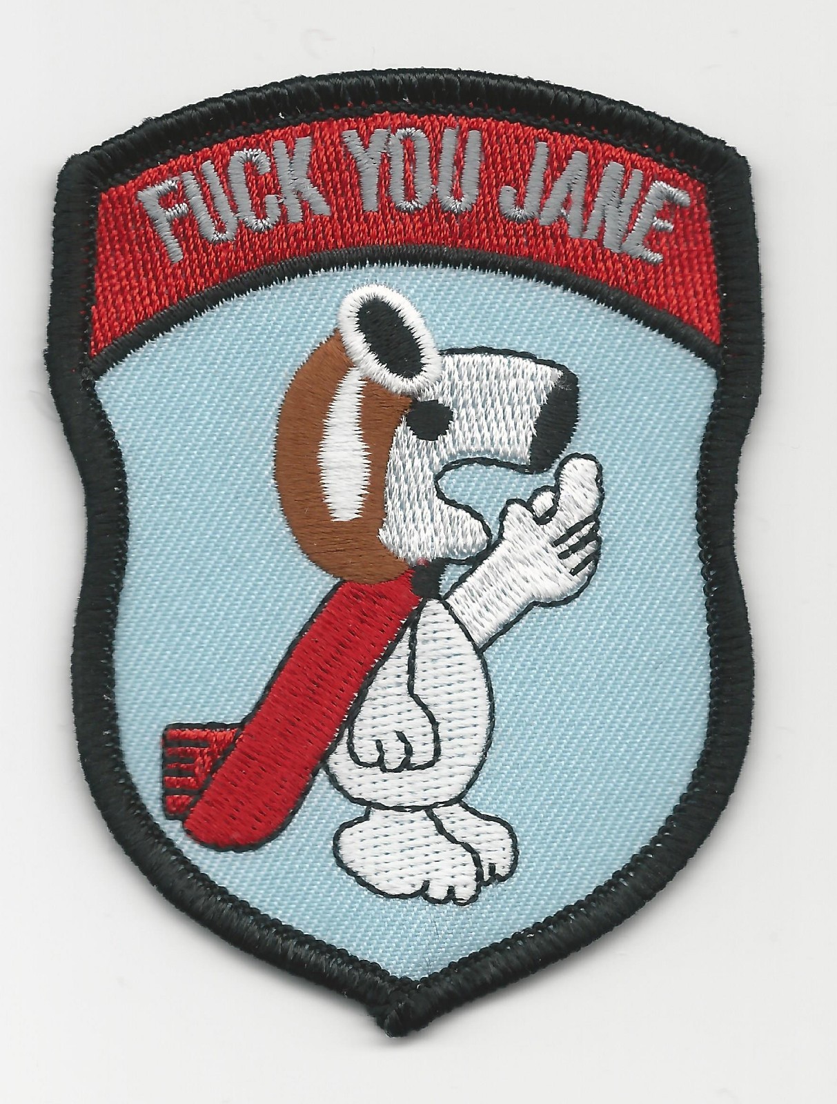 Vietnam F#% You Jane Snoopy patch