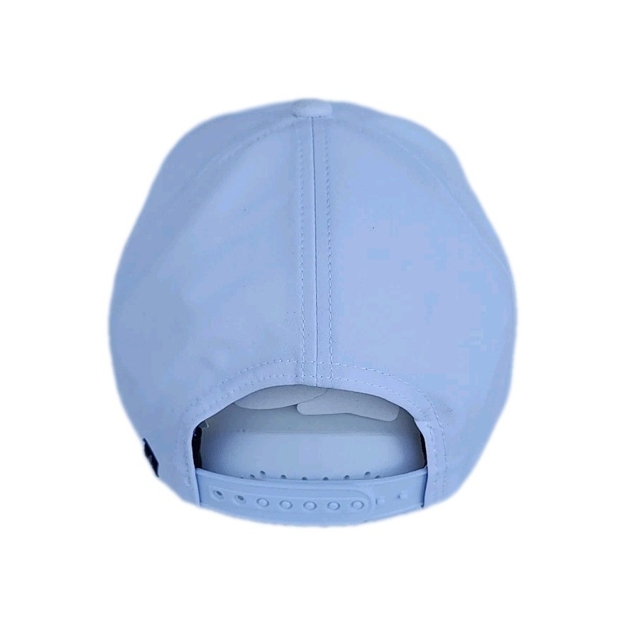 Swannies Golf Hat White Colorful Logo Adjustable Cap Snapback
