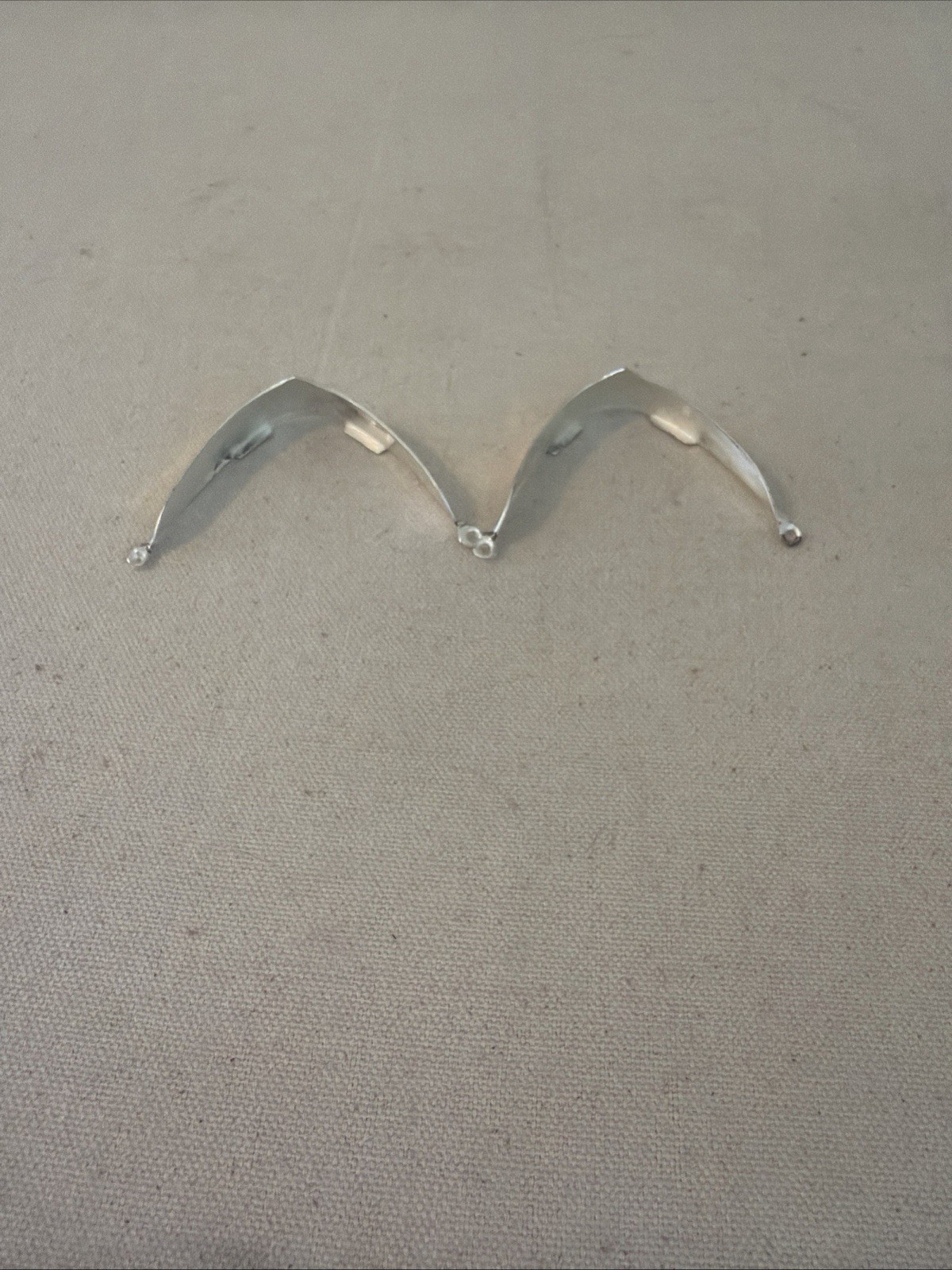 Silver Tone Solid Toe Cap NEW
