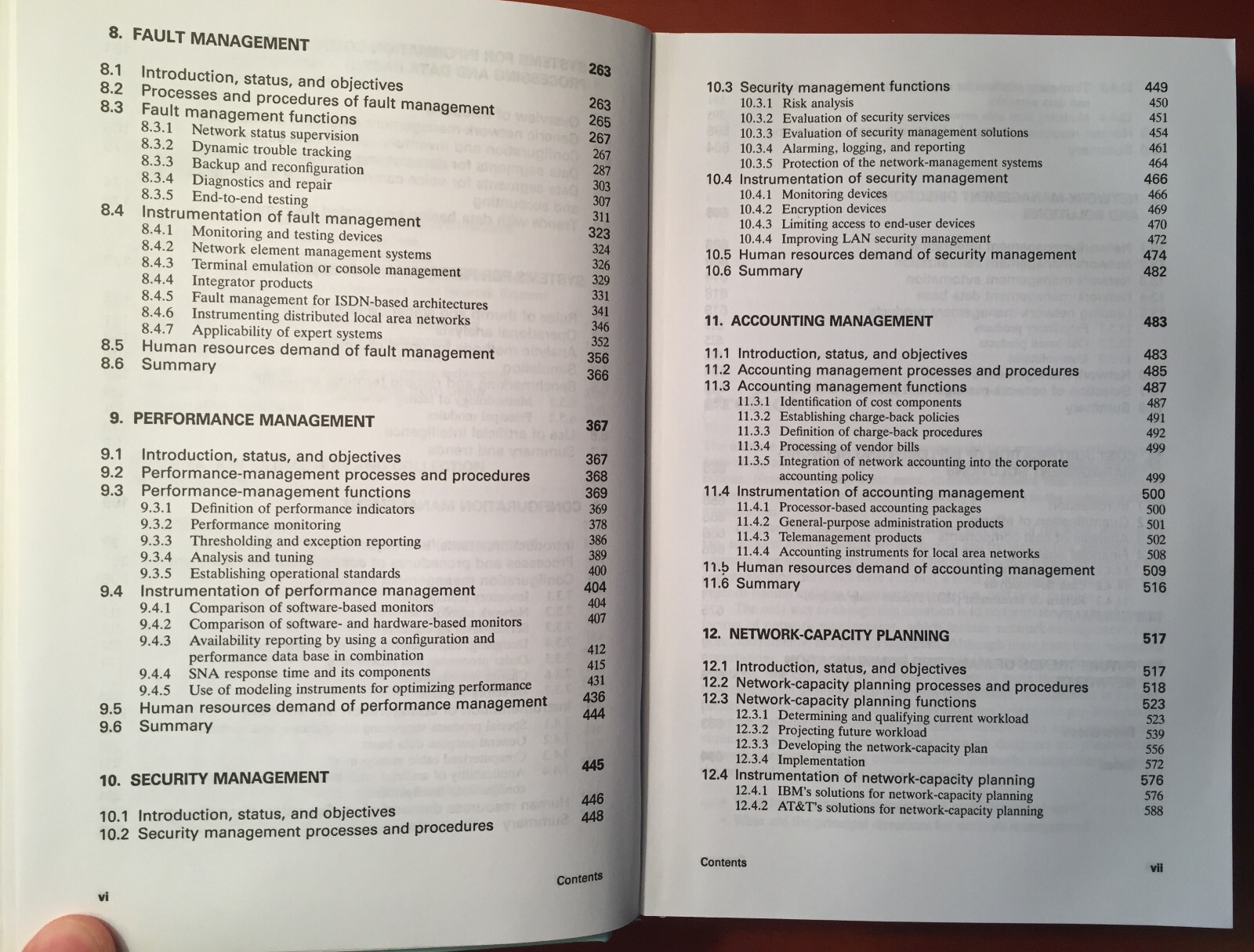 Book = Communication Networks Management Second 2nd Edition = Kornel Terplan