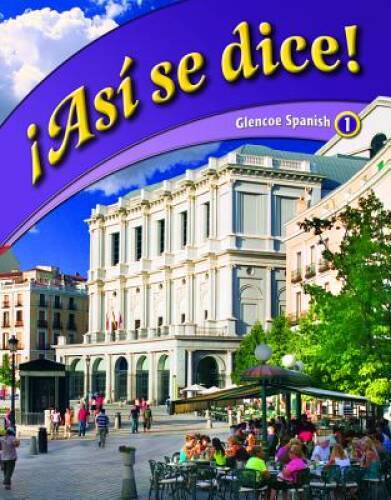 Asi se dice, Glencoe Spanish 1 (Spanish Edition) - Hardcover - GOOD