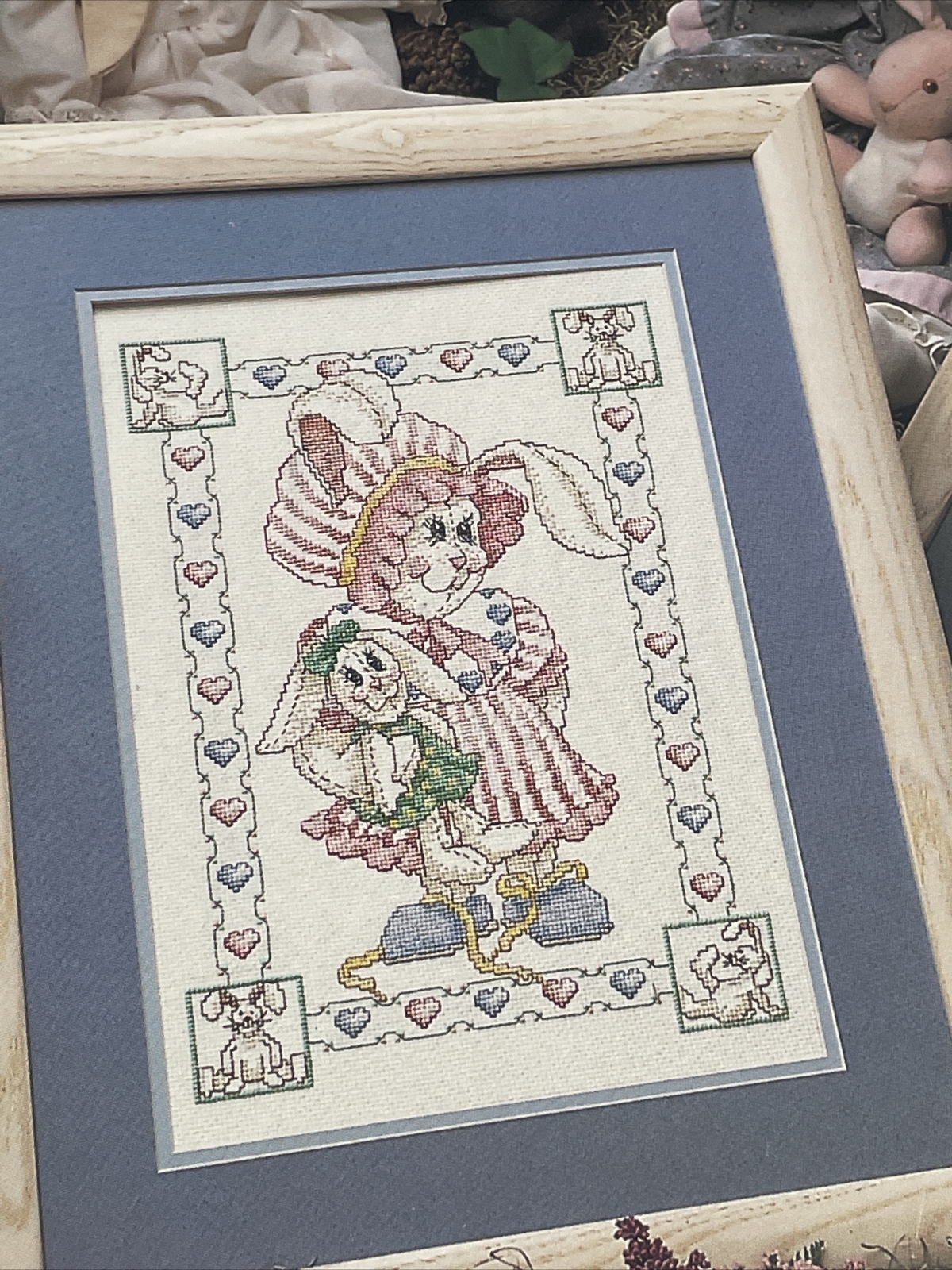 Great Big Graphs Snuggle Bunnies Cross Stitch Pattern