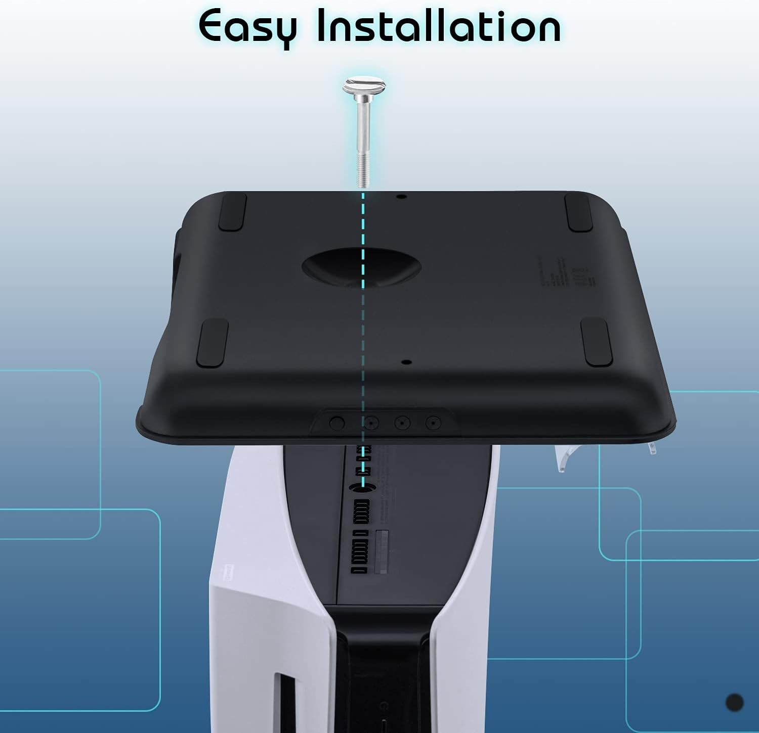 Mcbazel Cooling Fan and Dual Controller Charger Station for PS5 Console, Cooler