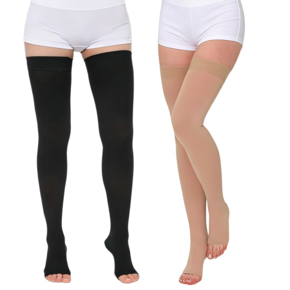 Thigh High Compression Stockings - Leg Support & Pain Relief for Men & Women USA