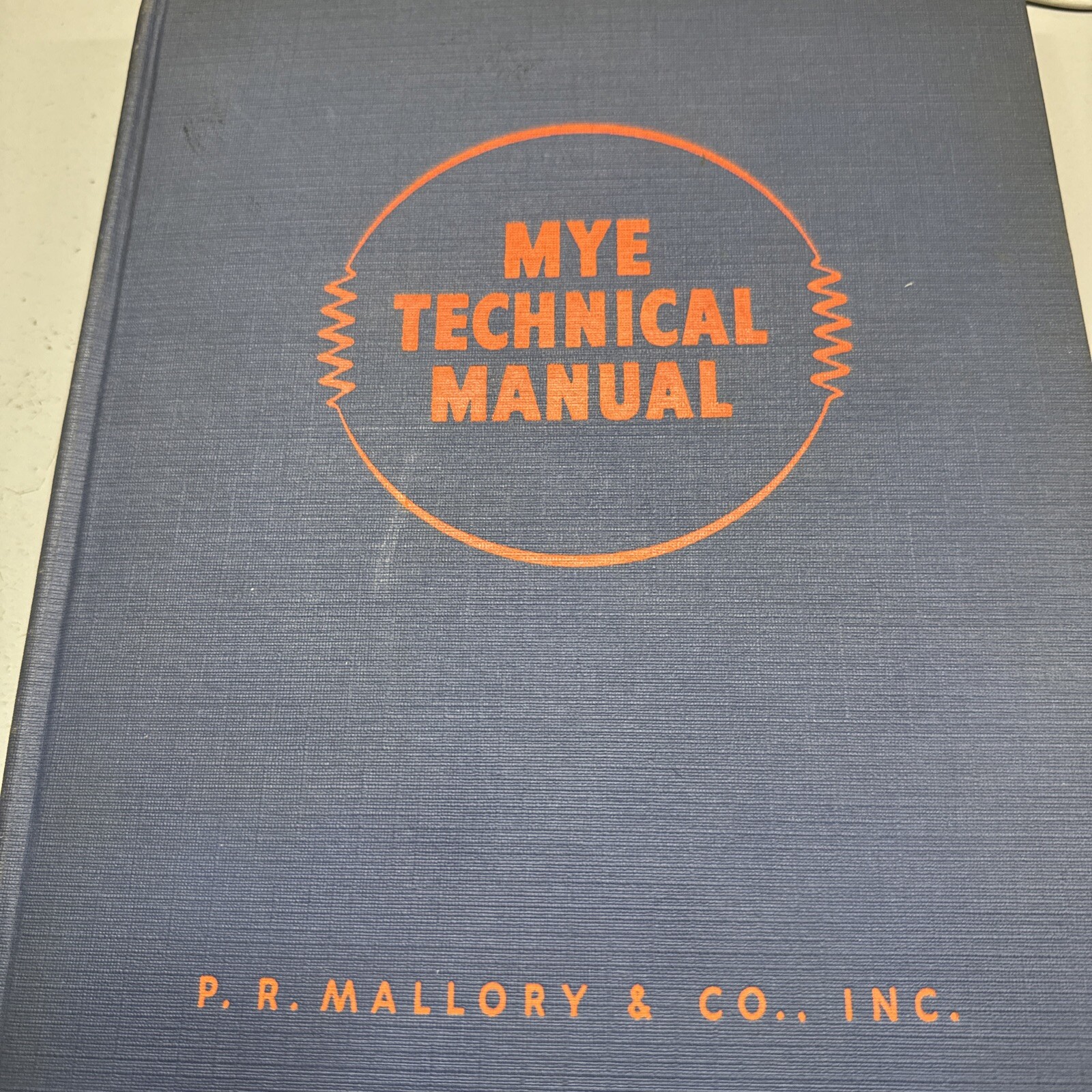 Mallory & Co. MYE Technical Manual 1942 2nd Printing Hardcover Book