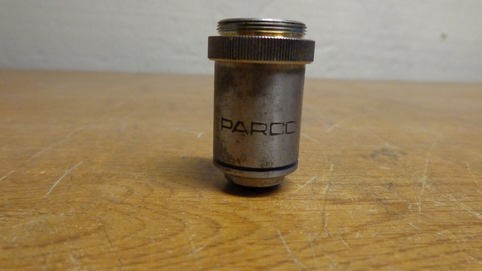 Graf Apsco Parco microscope objective lens 40/0.65 160/0.17 Oxidation on surface