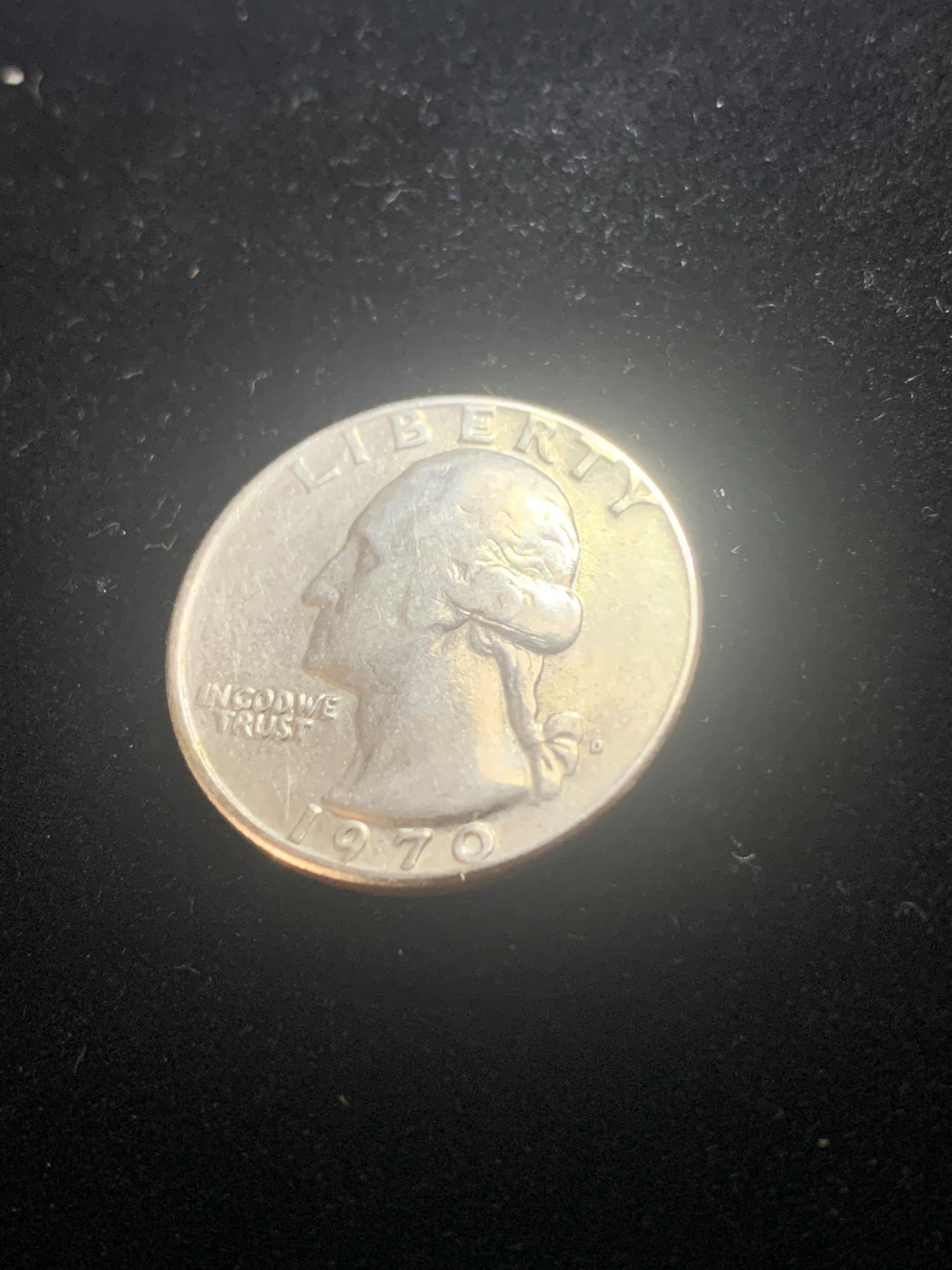 1970 D WASHINGTON QUARTER Circulated - Nice Condition
