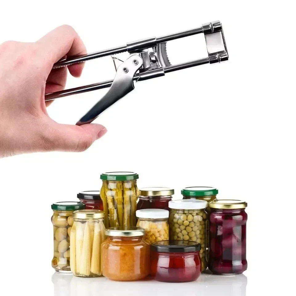 Jar Opener for Seniors Adjustable Stainless Steel Arthritis Jar & Bottle Opener