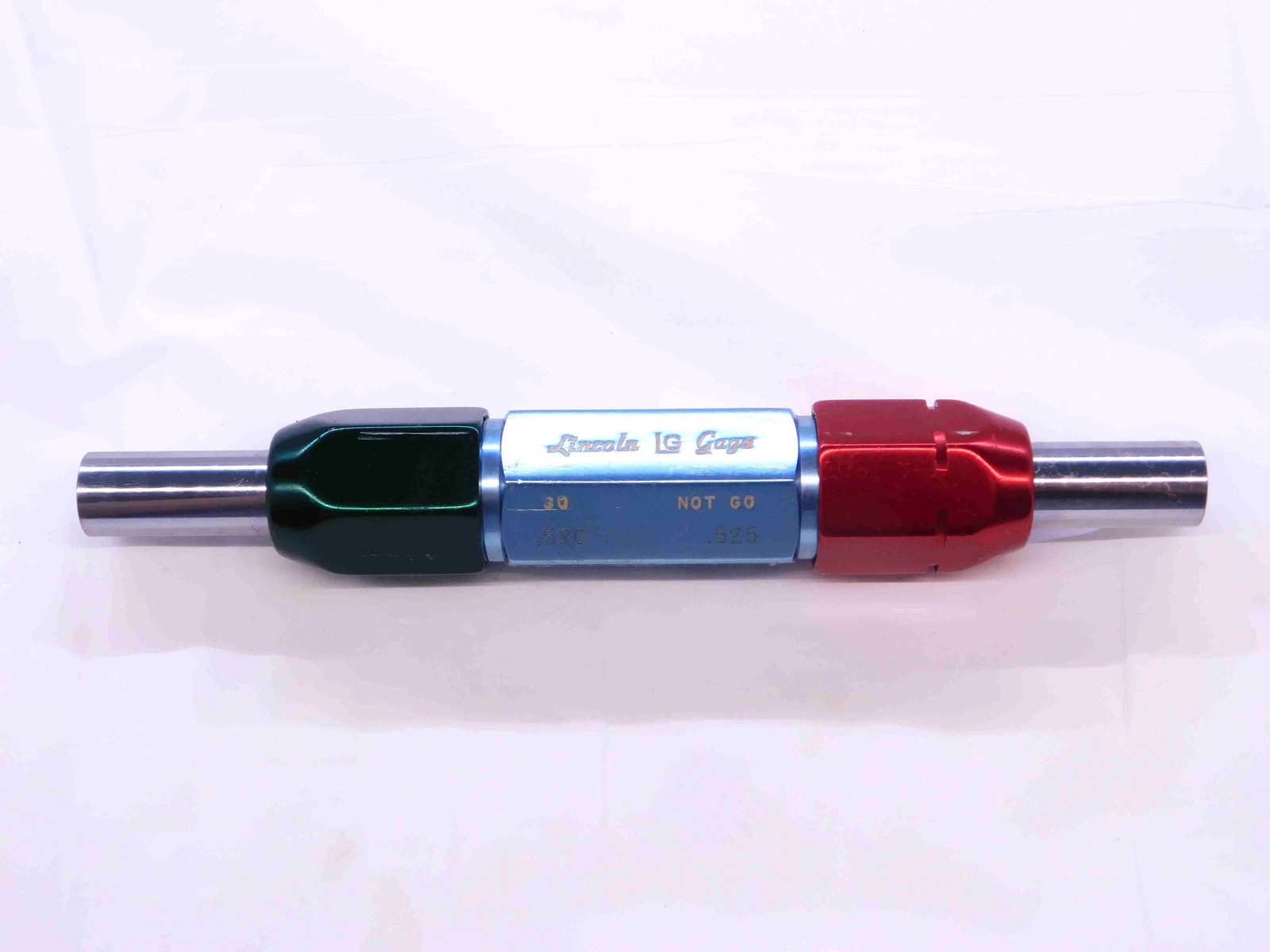 .5200 & .5250 CL X PIN PLUG GAGE GO NO GO .5313 -.0063 17/32 13.208 mm .520 .525