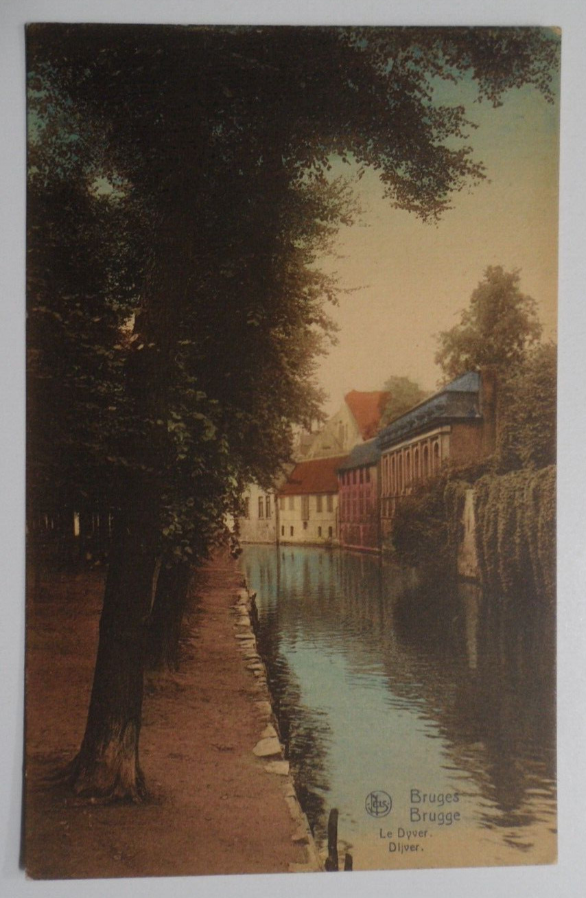 STAMPMART : BELGIUM BRUGES BRUGGE LE DYVER DJVER UNUSED POSTCARD