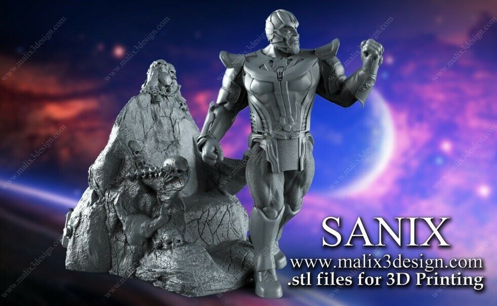 Thanos 3D Printed Resin Figurine 18Cm (Unpainted)