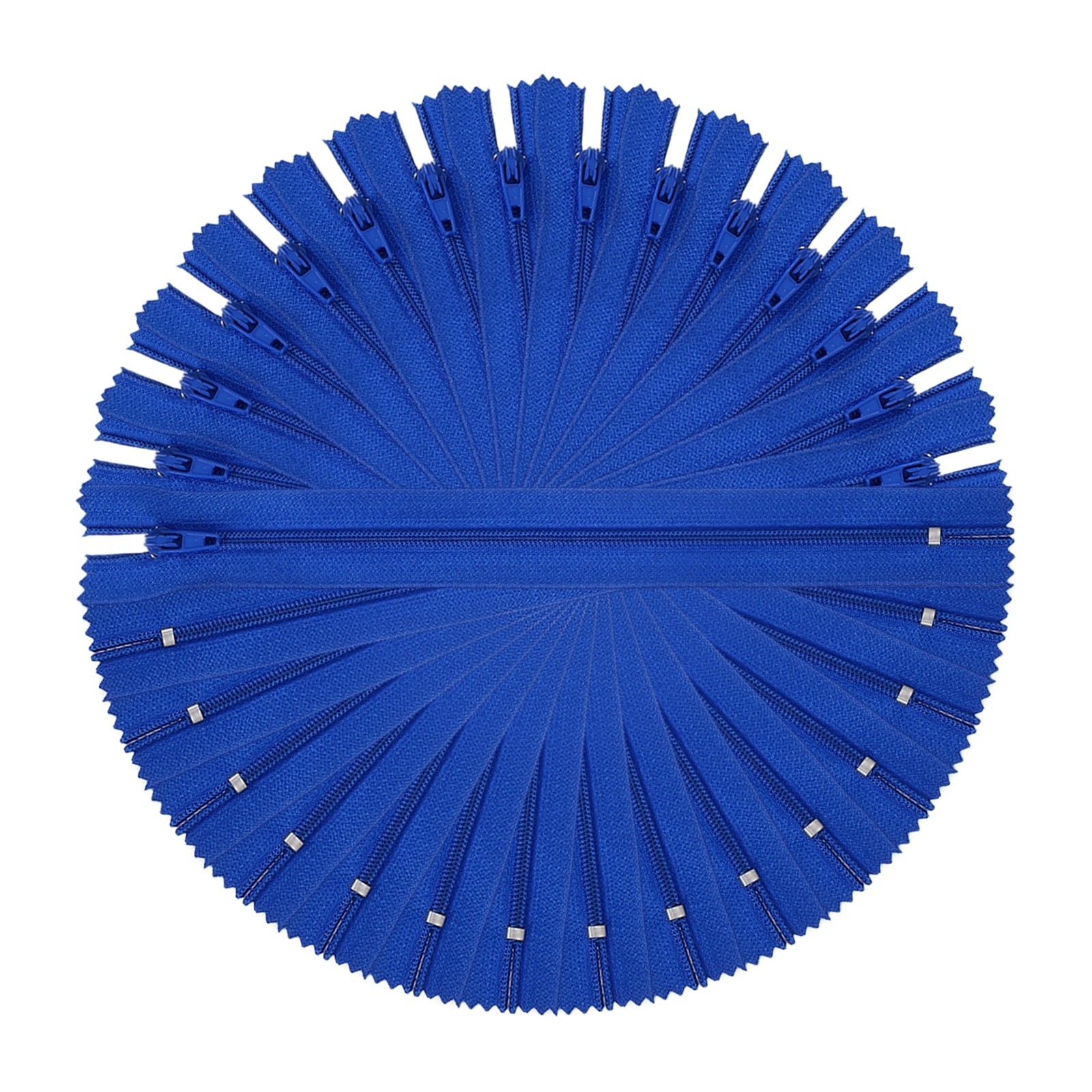 9 Inch Nylon Coil Zippers, #3 Dark Blue Sewing Zippers,Pack of 15