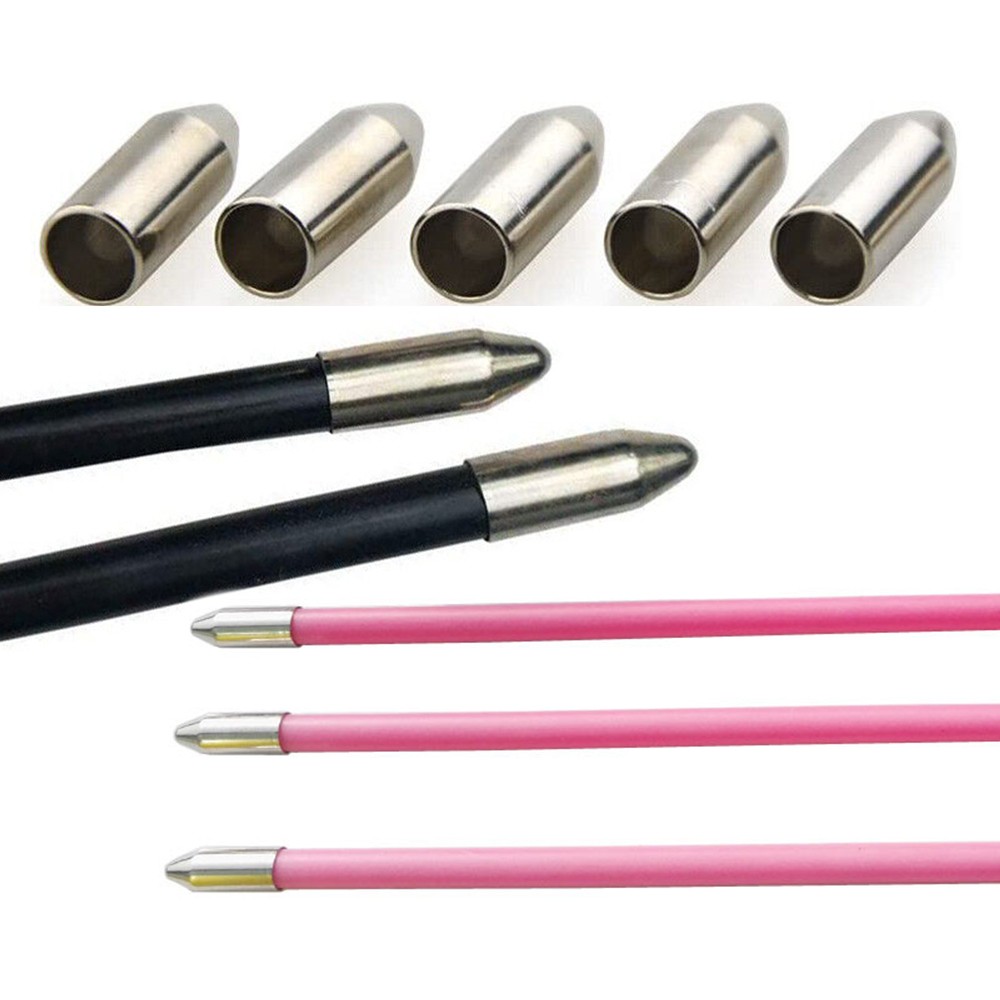 Archery Arrowheads Points Target Children Broadhead ID7mm Practice Tips Shooting
