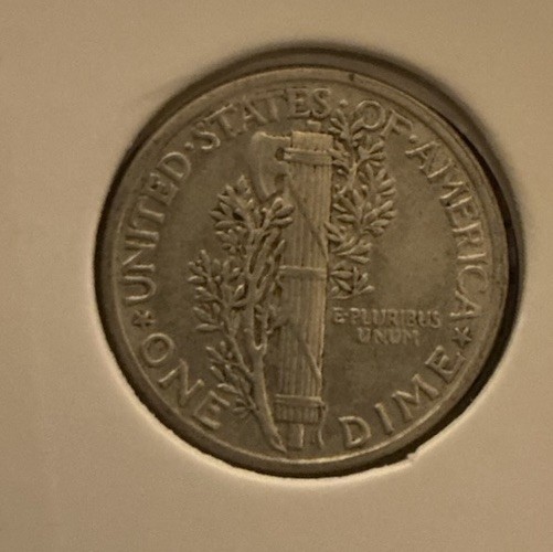 1943 Mercury Dime “IN COD WE TRUST” Mint Error 90% Silver Full Bands