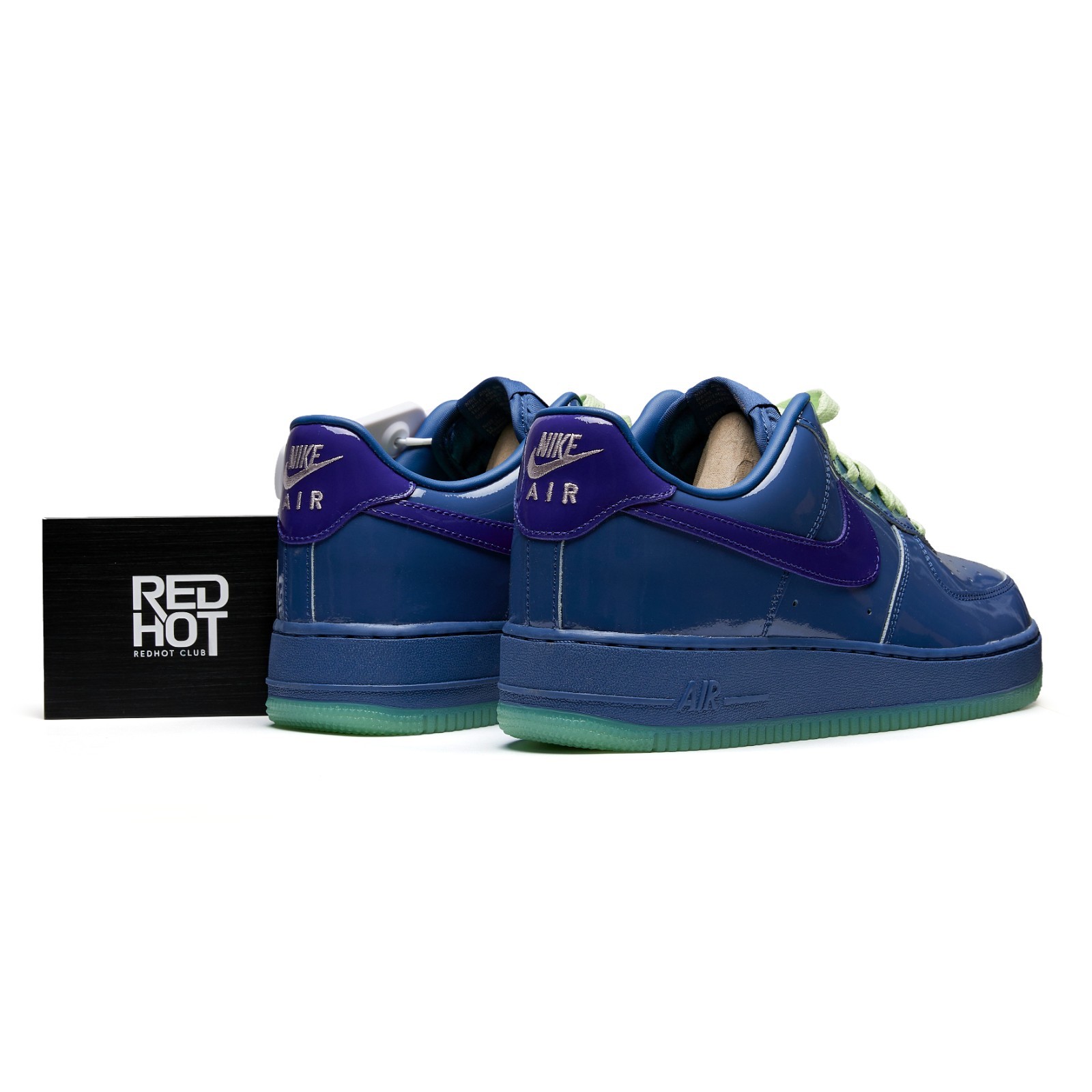 Nike Air Force 1 Low 'Mystic Navy' Patent Leather Pack IO4489-400 Men'Size