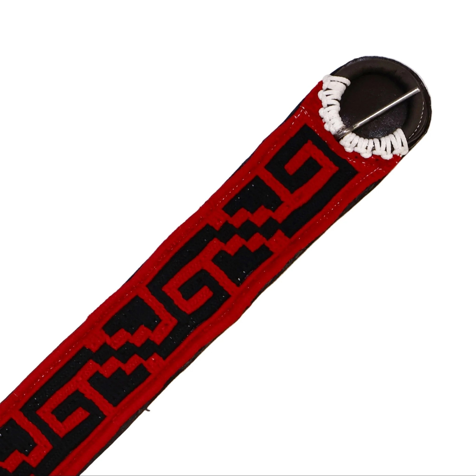 34.5" Red/Black Charro Horse Cincho Caballo