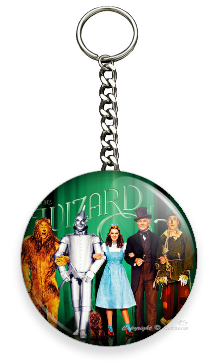 WIZARD OF OZ SCARECROW COWARDLY LION TIN MAN KEYCHAIN KEY CHAIN RING GIFT IDEA