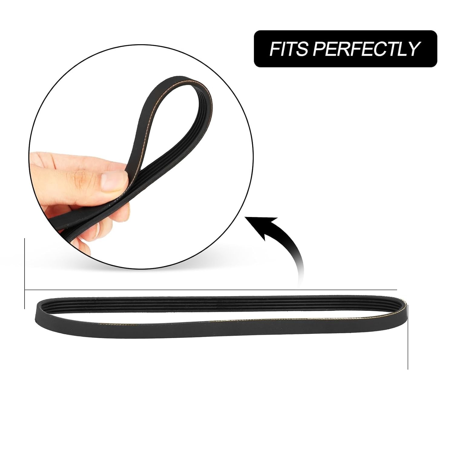 OEM Washer Drive Belt for GE & Hotpoint - Direct Replacement