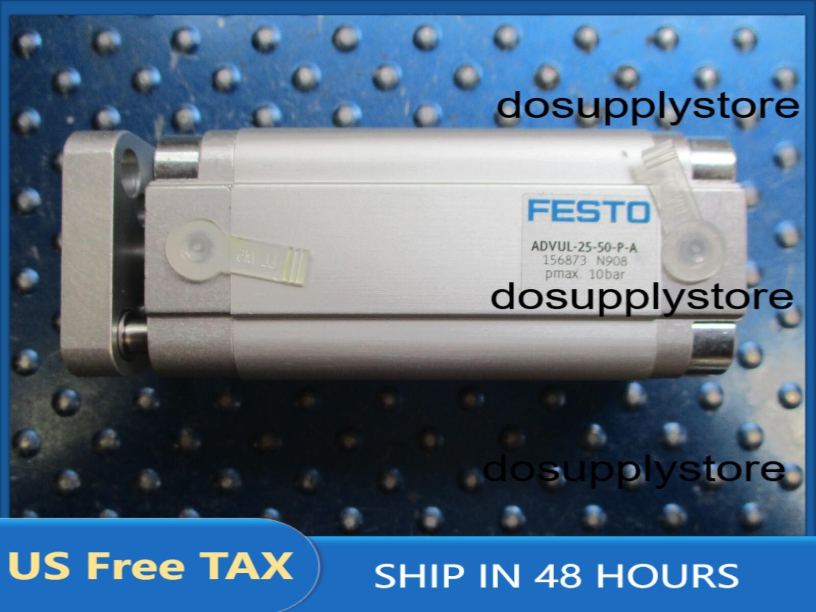 NEW FESTO COMPACT PNEUMATIC CYLINDER ADVUL-25-50-P-A 156873