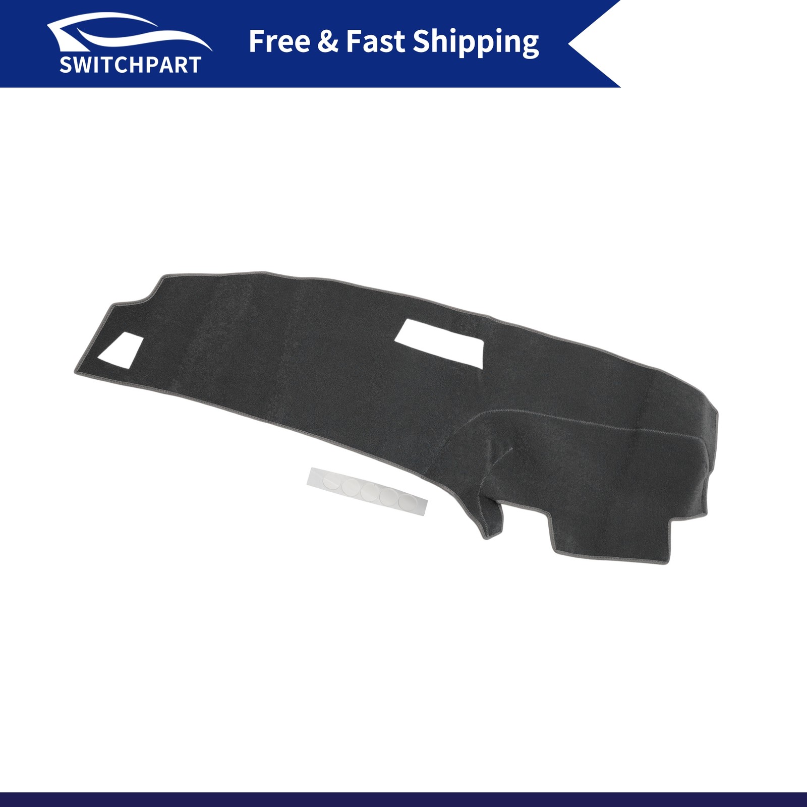 Dash Cover for Ford for Ranger 1989-94 Non-Slip Dash Cover Mat Pad Gray