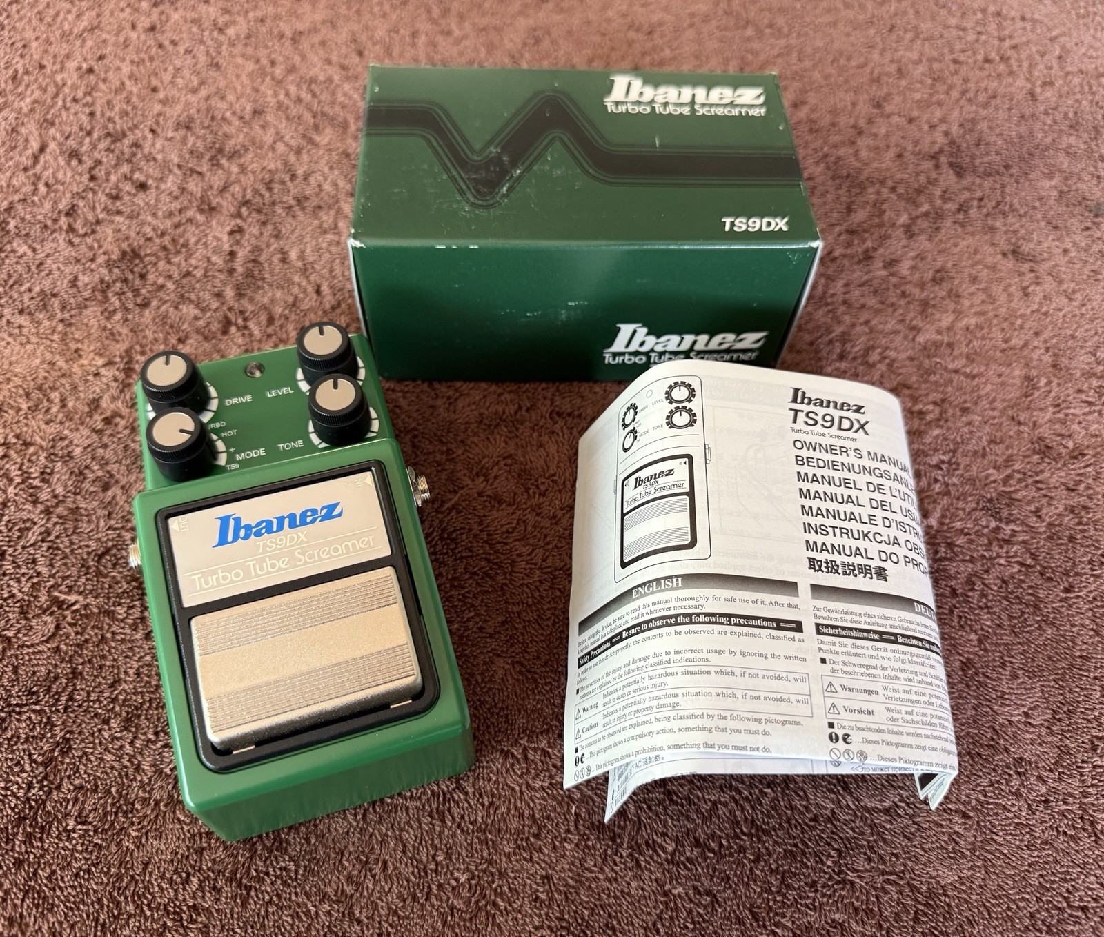 Ibanez TS9DX Turbo Tube Screamer Overdrive Guitar Effects Pedal NIB!