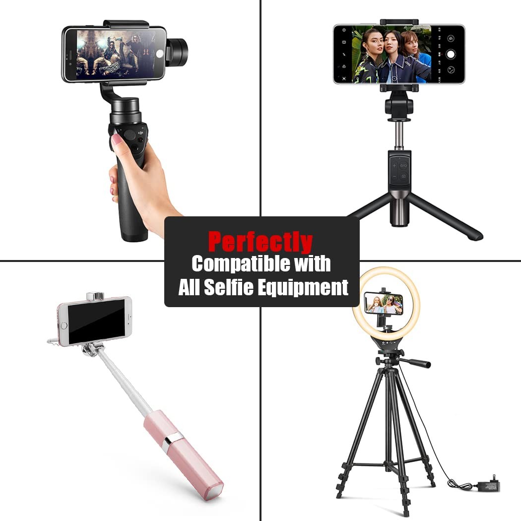 [Upgraded] Bluetooth 5.0 Remote Shutter for iPhone & Android Black × 2 Pack