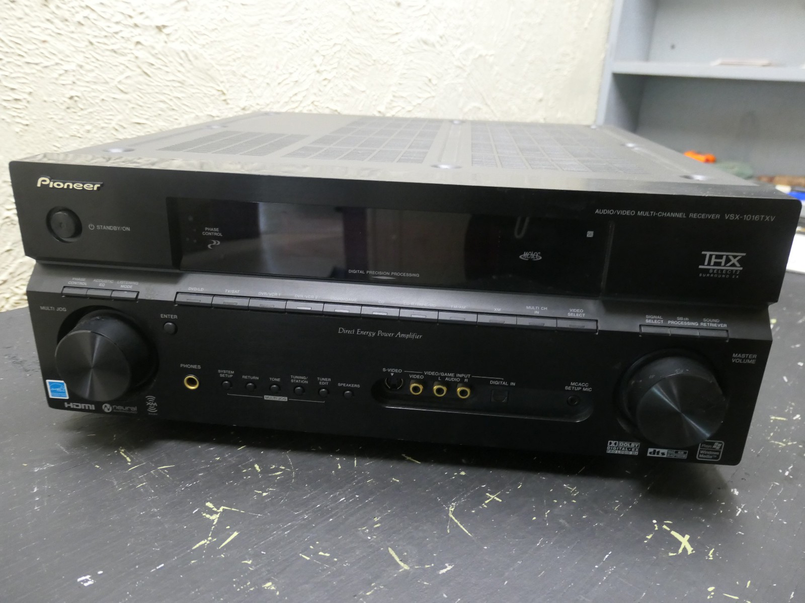 Pioneer VSX-1016TXV 7.1 Channel Surround Sound AV Receiver 1080p HDMI NO REMOTE
