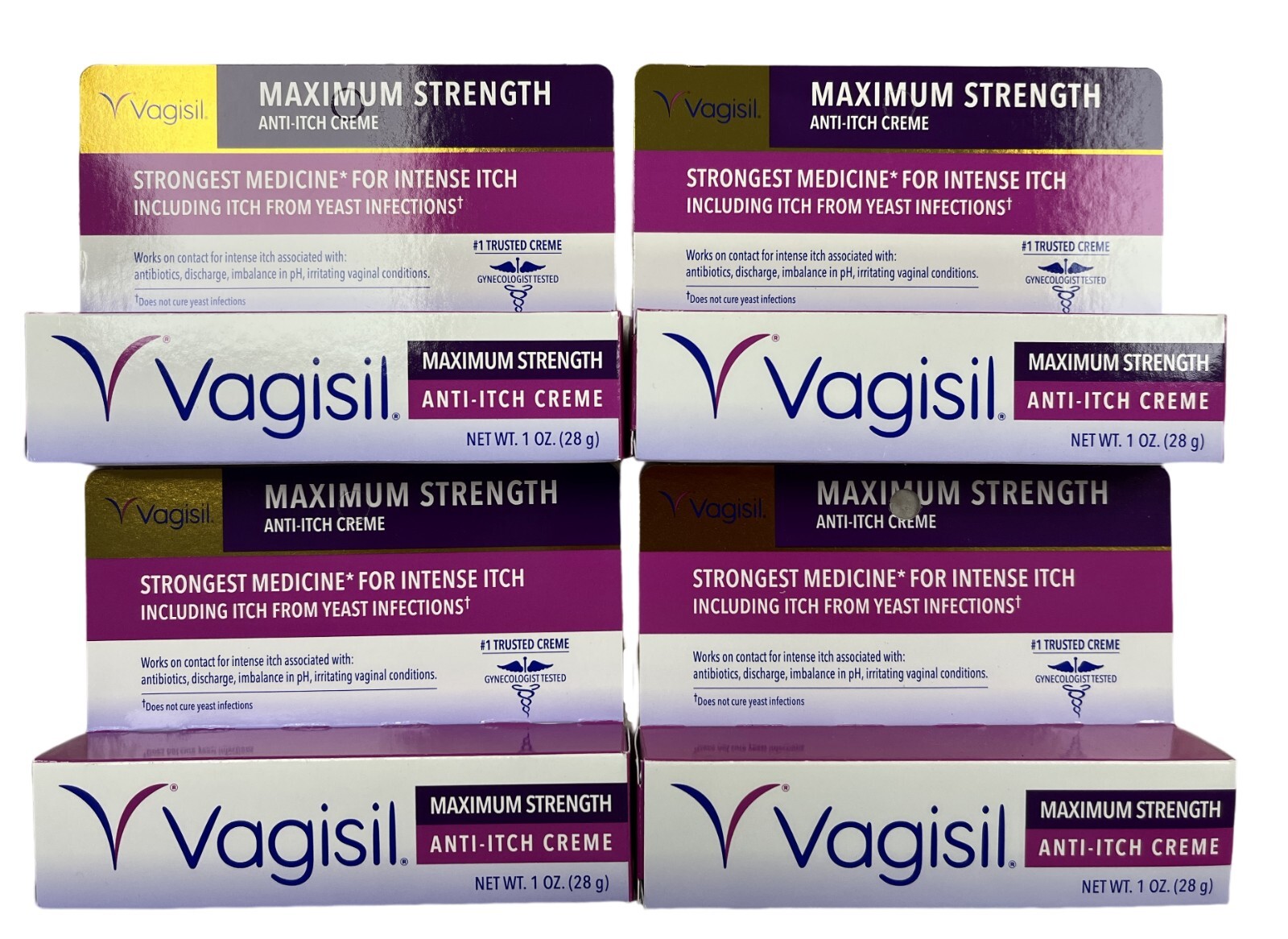 Vagisil Anti-Itch Creme Maximum Strength 1oz ( 4 pack ) --