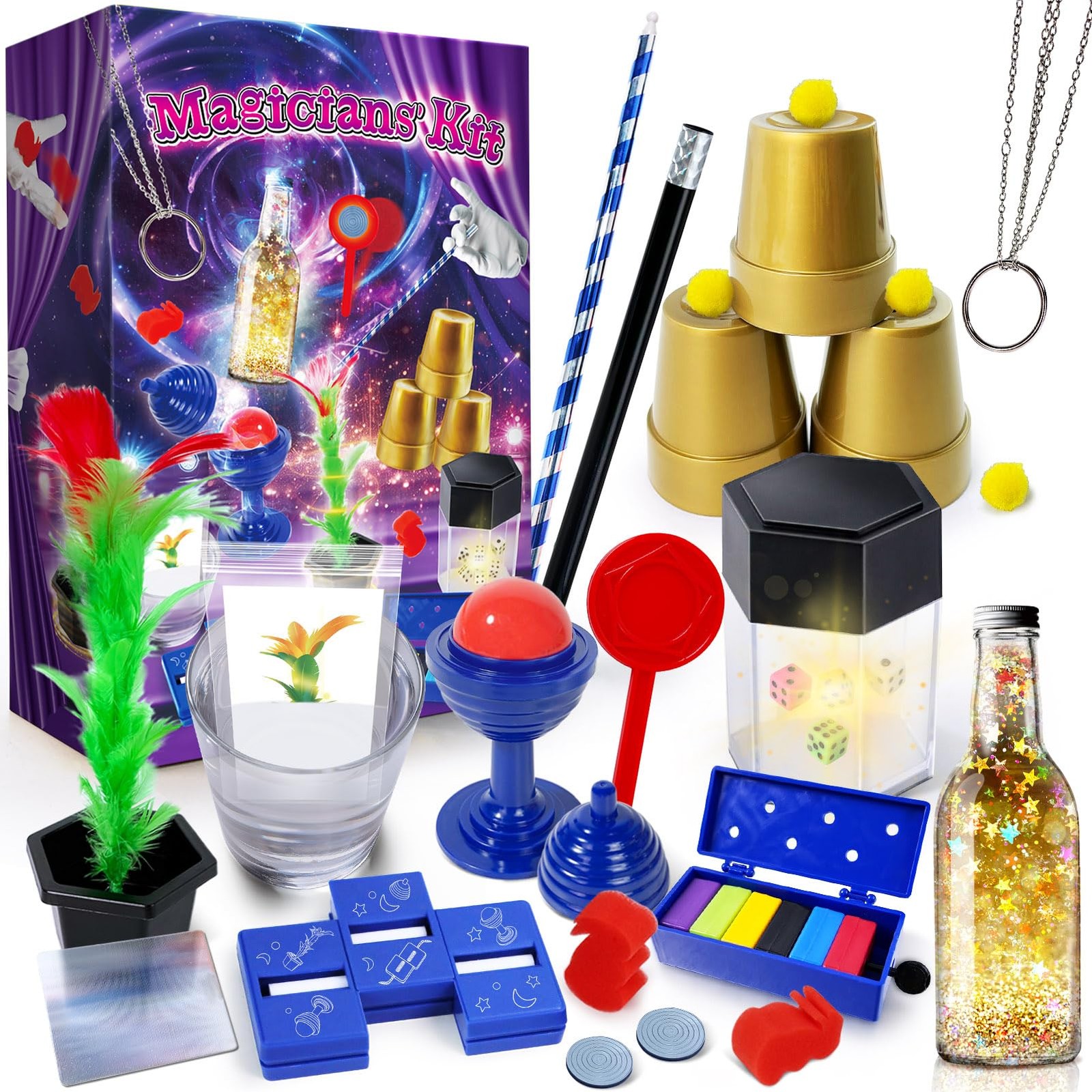 PATIFEED Kids Magic Kit, Set with Instructions for Each Multicolored