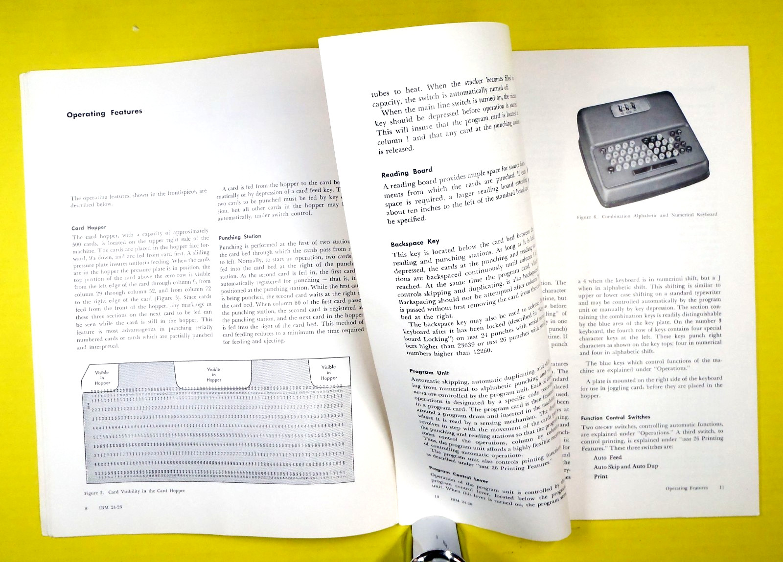 1959 IBM Computer 24 & 26 Printing Card Punch, 548 Interpreter Manuals _m2