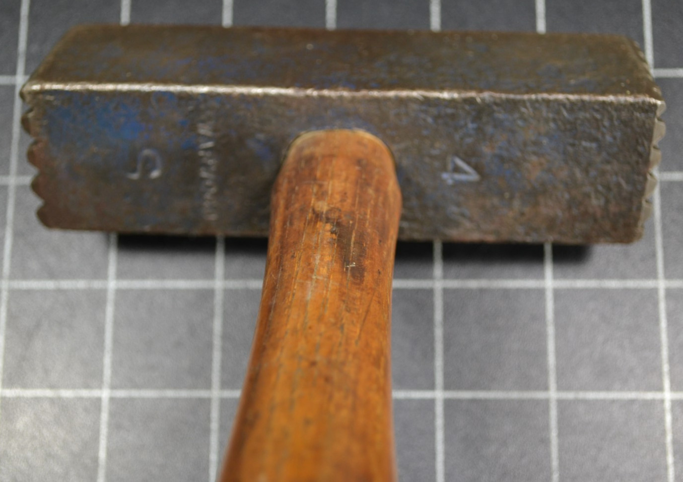 WARWOOD - 4# - BRUSH HAMMER - ALL ORIGINAL