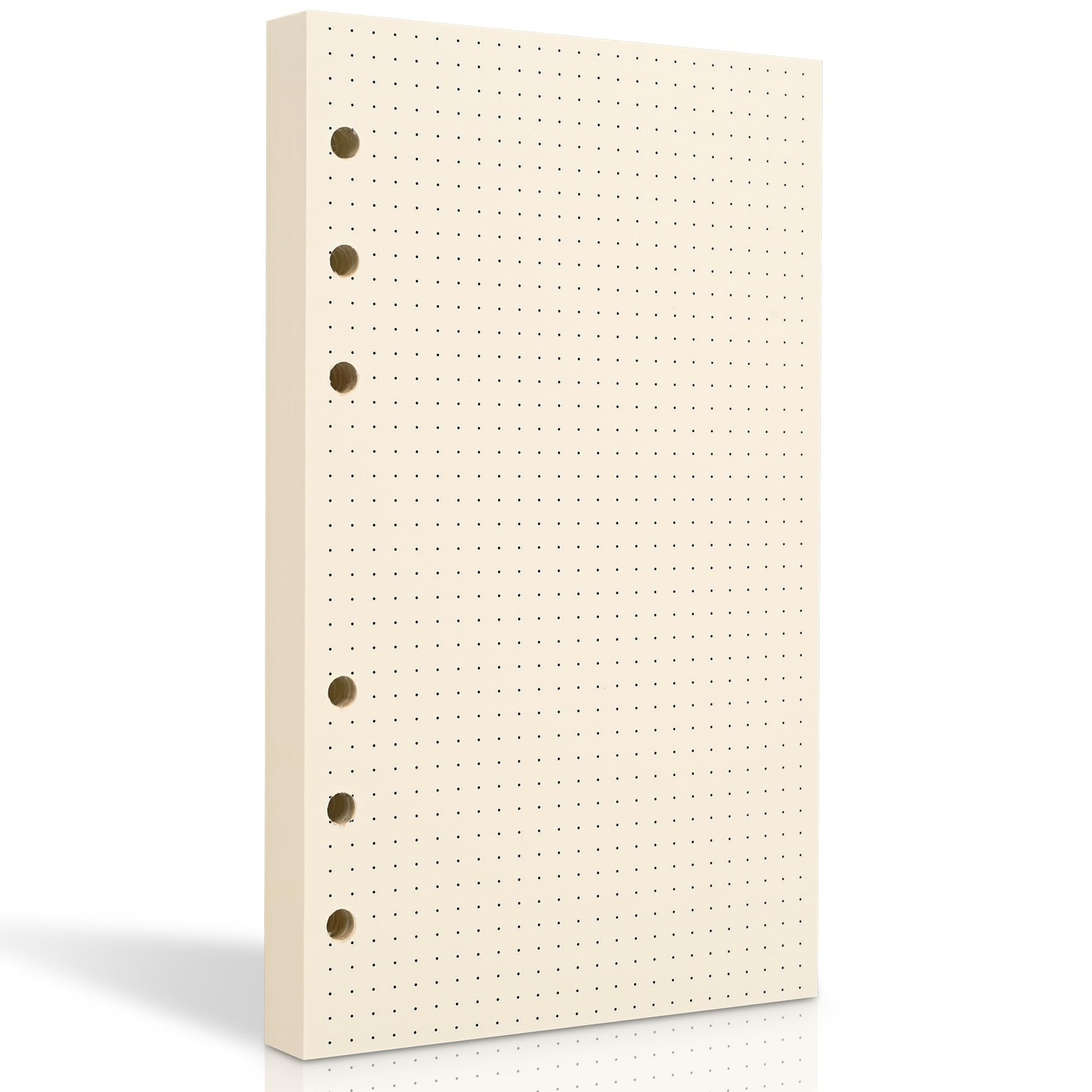 A6 Dot Grid Paper, 6 Hole Punched,A6 Dotted Refill Paper for Planner/Binders/...