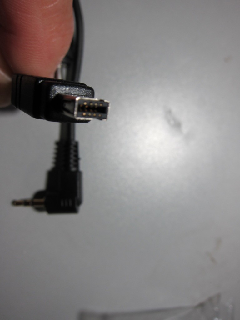 2.5mm 3.5mm Shutter Release Cable for Nikon DSLR camera