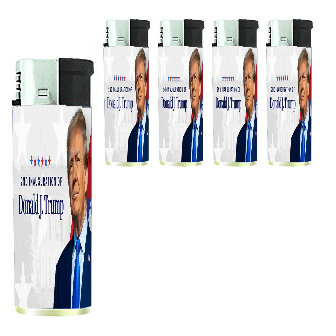President Trump 2nd Inauguration Set of 5 Lighters