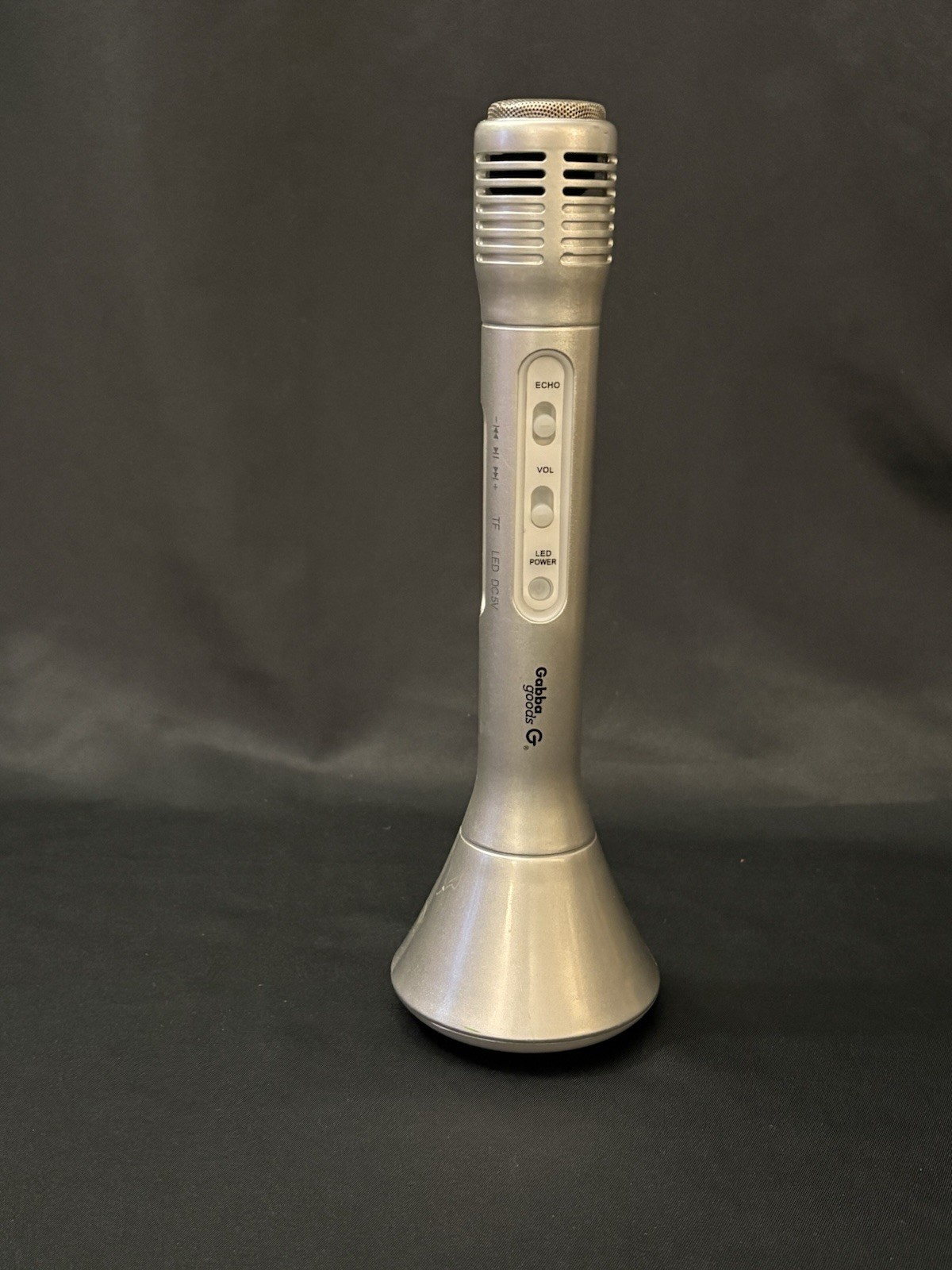 Gabba Goods. Karaoke Microphone, Bluetooth For Music, Has Echo Feature.