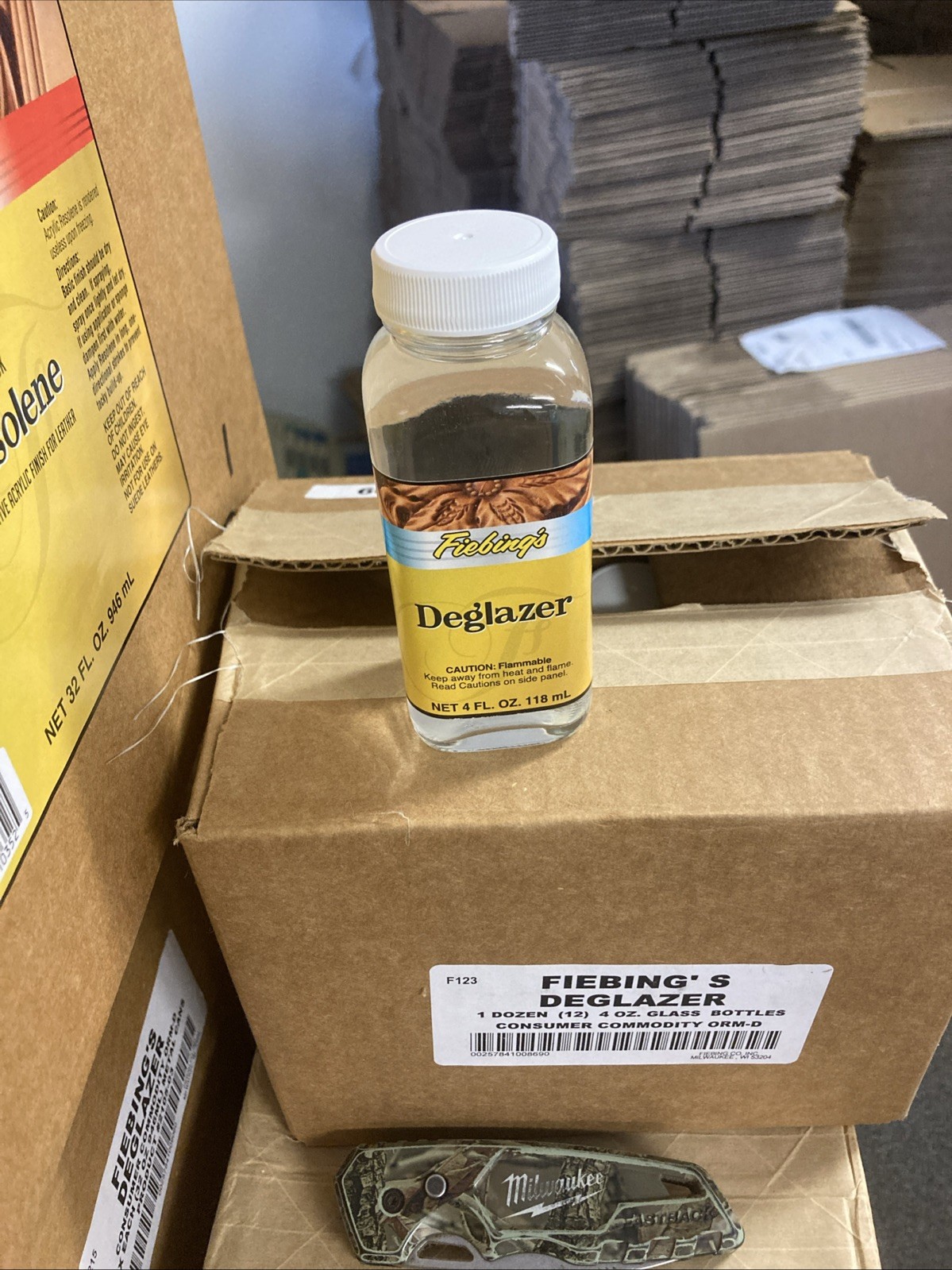 Leather Deglazer (4 Fl Oz, Clear) - Leathercraft Preparer for Paint, Adhesion...