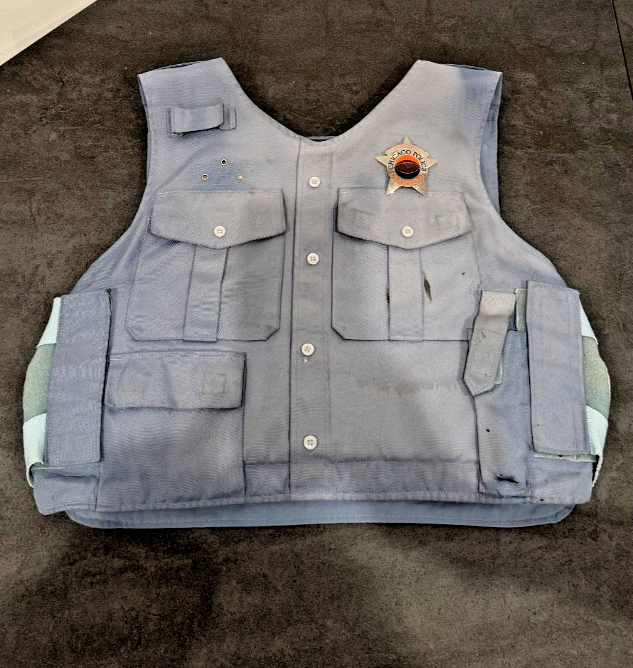 Rare Obsolete Vintage Blue J.G Uniforms Chicago Police Stab Vest