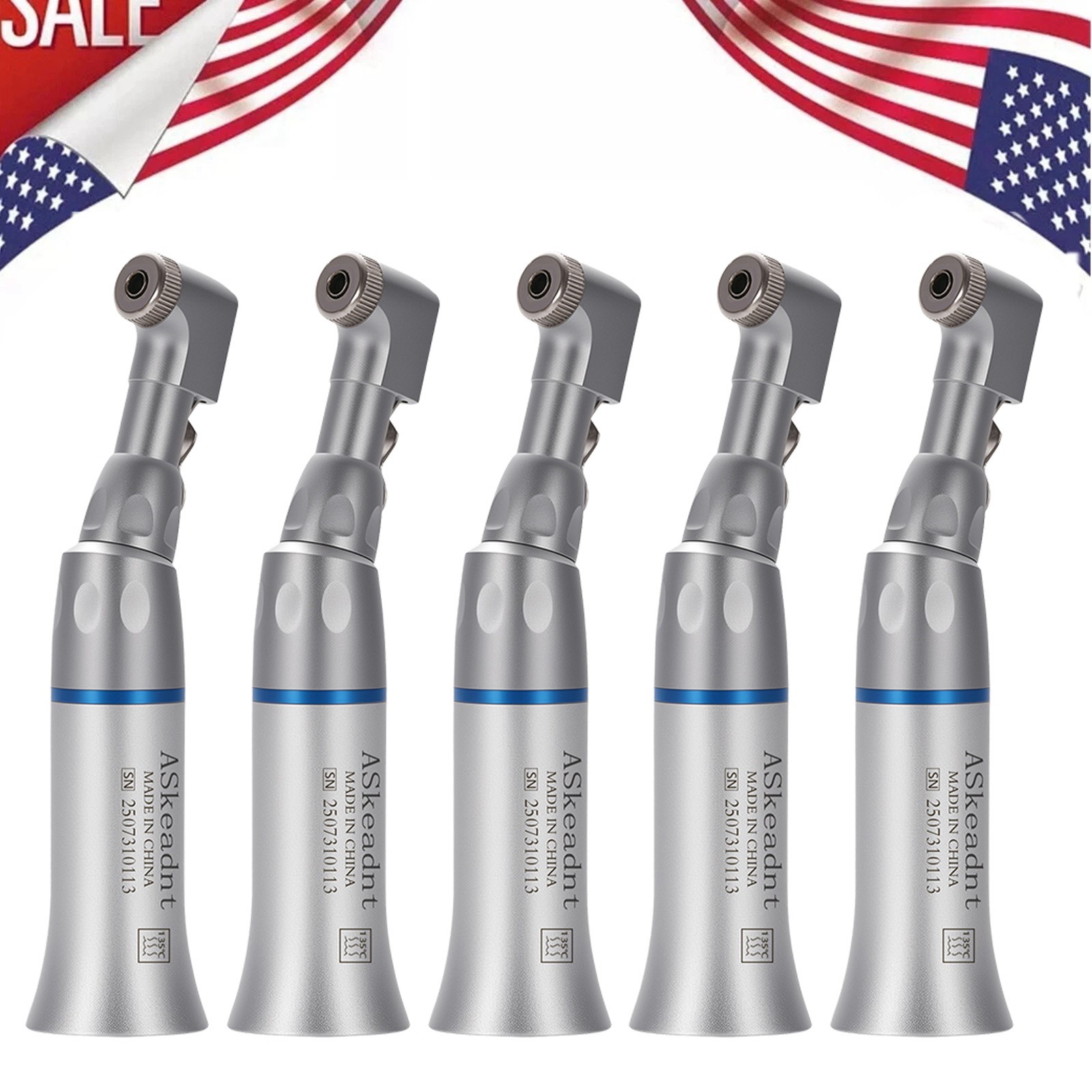 1-5 Pcs NSK Style Dental Slow Low Speed Contra Angle Handpiece Latch E-type