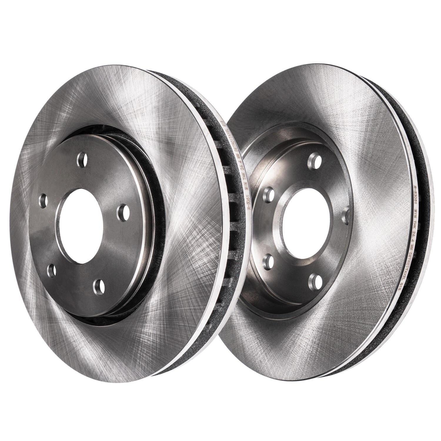 Front Disc Rotors + Ceramic Brake Pads for 2009 - 2014 Hyundai Genesis V8 Sedan