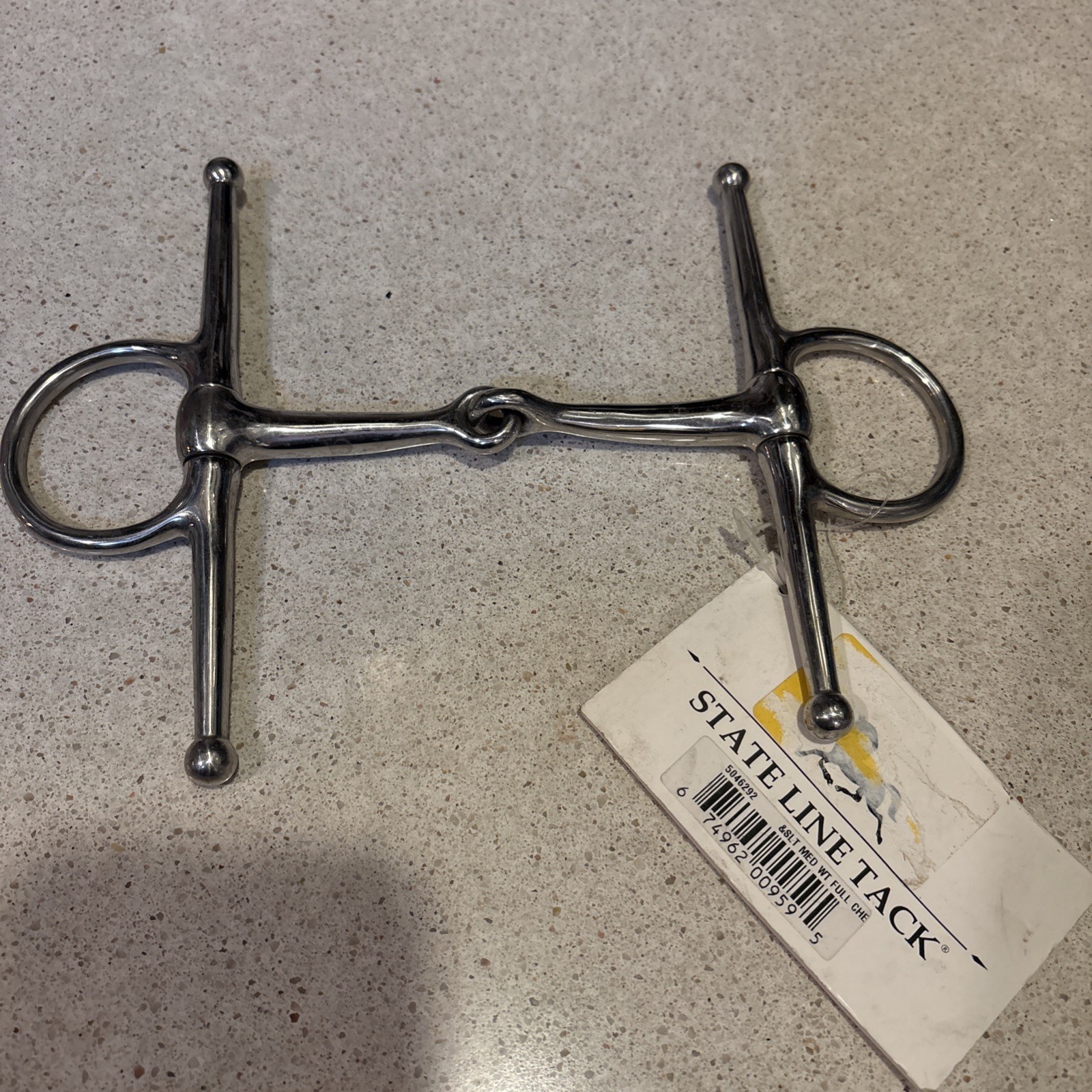 6” Full Cheek Snaffle Bit stainless New
