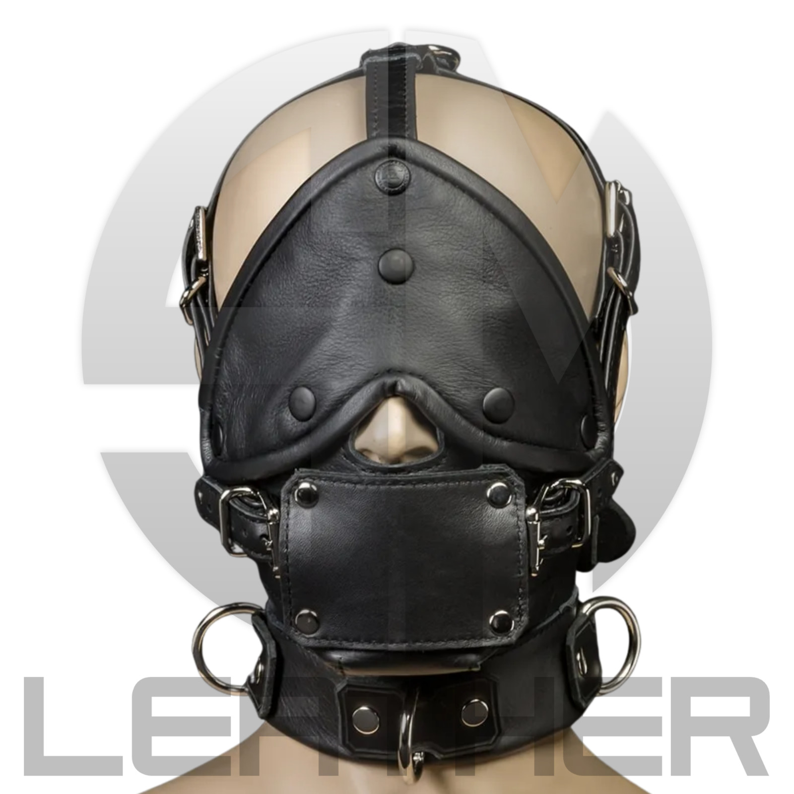 Bishop Head Harness – Premium Leather Adjustable Head Restraint System