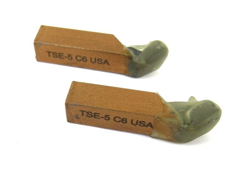 2pcs ACT TSE-5 Grade C6 Carbide Brazed Lathe Tool Bits 5/16" x 5/16" Shank