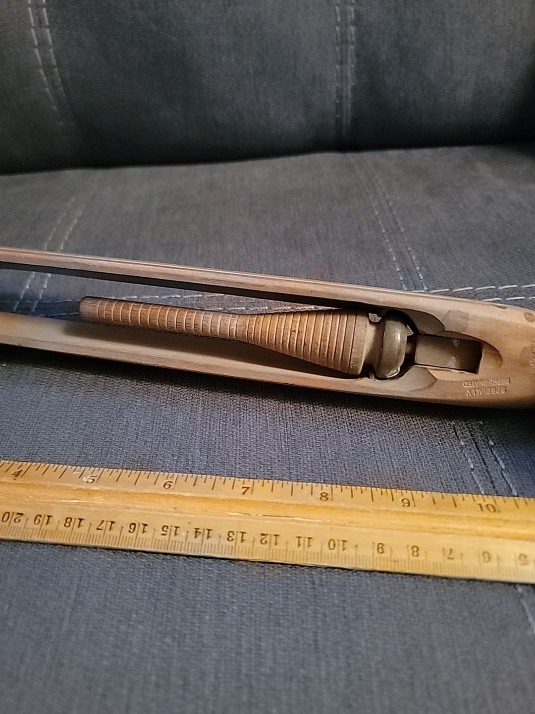 Wooden Boat Shuttle Weaving Loom Tool Vintage.