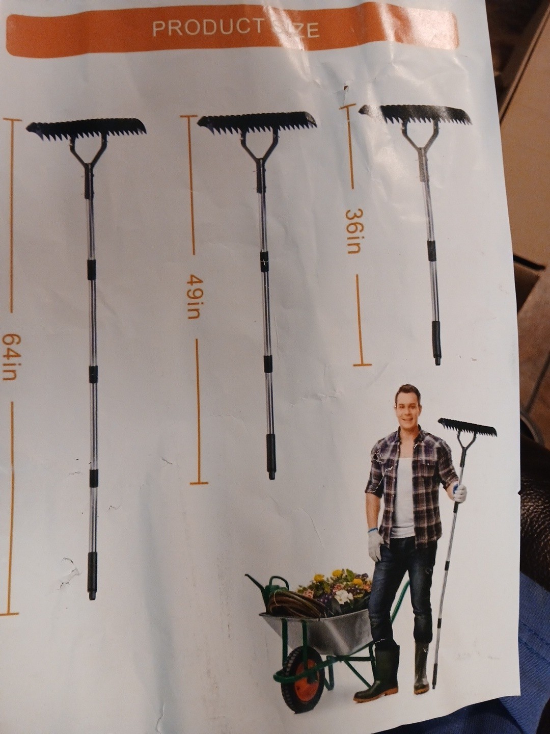 Widened 16-Inch Thatch Rake for Lawns